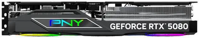 Alt view image 7 of 8 - PNY ARGB OC GeForce RTX 5080 16GB 512-Bit GDDR7 DLSS 4.0 PCI Express 5.0 x16 Graphics Card