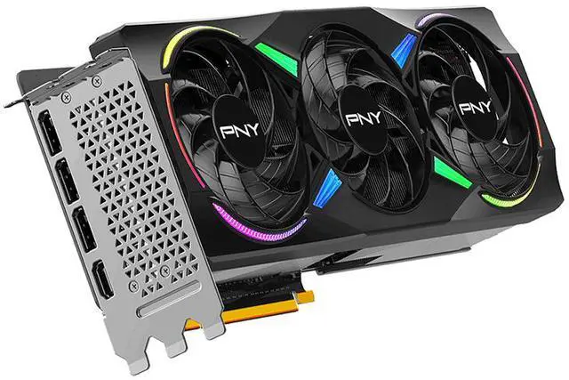 Alt view image 3 of 6 - PNY ARGB GeForce RTX 5070 Ti 16GB GDDR7 DLSS 4.0 PCI Express 5.0 x16 ATX Graphics Card RTX5070 Ti ARGB EPIC-X RGB Triple Fan GPU