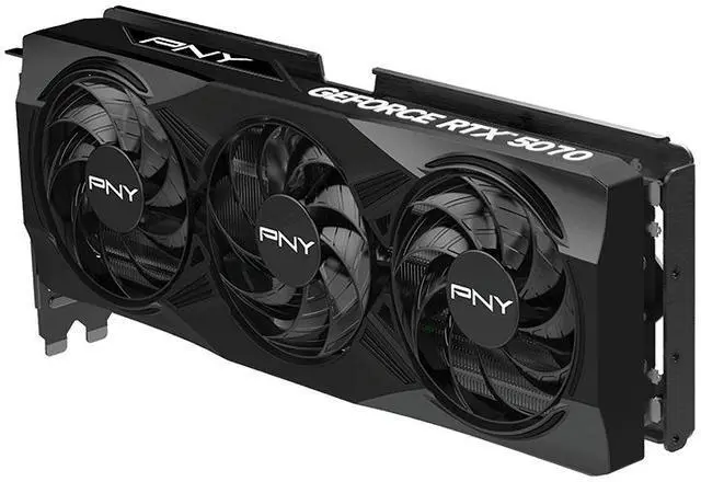 Alt view image 3 of 9 - PNY GeForce RTX 5070 OC 12GB 192-Bit GDDR7 PCI Express 5.0 DLSS 4.0 Graphics Card