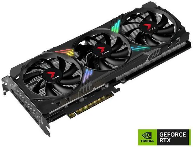 Alt view image 2 of 7 - PNY XLR8 GeForce RTX 4060 Ti 8GB GDDR6 PCI Express 4.0 x16 ATX Graphics Card RTX4060 Ti 8GB TRPLFAN XLR8 ARGB OC