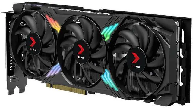 Alt view image 5 of 7 - PNY XLR8 GeForce RTX 4060 Ti 8GB GDDR6 PCI Express 4.0 x16 ATX Graphics Card RTX4060 Ti 8GB TRPLFAN XLR8 ARGB OC