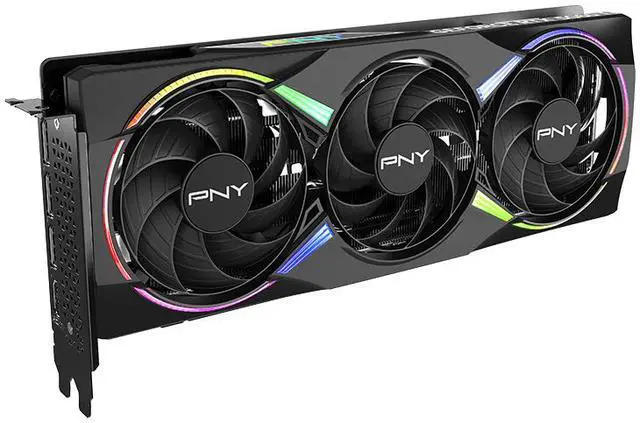Alt view image 3 of 11 - PNY ARGB OC GeForce RTX 5060 Ti 16GB 128-Bit GDDR7 DLSS 4.0 PCI Express 5.0 x8 Graphics Card RTX 5060 Ti 16GB Triple Fan ARGB OC VCG5060T16TFXXPB1-O