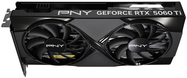 Alt view image 5 of 11 - PNY DUAL FAN OC GeForce RTX 5060 Ti 16GB 128-Bit GDDR7 PCI Express 5.0 x8 DLSS 4.0 Graphics Card RTX 5060 Ti 16GB DUAL FAN OC VCG5060T16DFXPB1-O