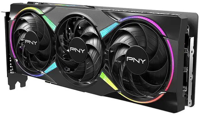 Alt view image 5 of 10 - PNY ARGB OC GeForce RTX 5060 Ti DLSS 4.0 PCI Express 5.0 x8 8GB 128-Bit GDDR7 DLSS 4.0 Graphics Card RTX 5060 Ti 8GB Triple Fan ARGB OC VCG5060T8TFXXPB1-O
