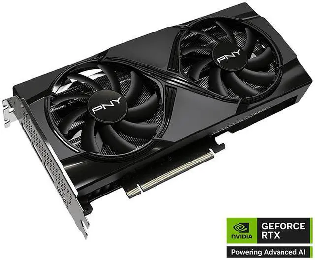 Alt view image 2 of 10 - PNY DUAL FAN OC GeForce RTX 5060 Ti 8GB 128-Bit GDDR7 PCI Express 5.0 x8 DLSS 4.0 Graphics Card RTX 5060 Ti 8GB DUAL FAN OC VCG5060T8DFXPB1-O