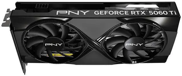 Alt view image 6 of 10 - PNY DUAL FAN OC GeForce RTX 5060 Ti 8GB 128-Bit GDDR7 PCI Express 5.0 x8 DLSS 4.0 Graphics Card RTX 5060 Ti 8GB DUAL FAN OC VCG5060T8DFXPB1-O