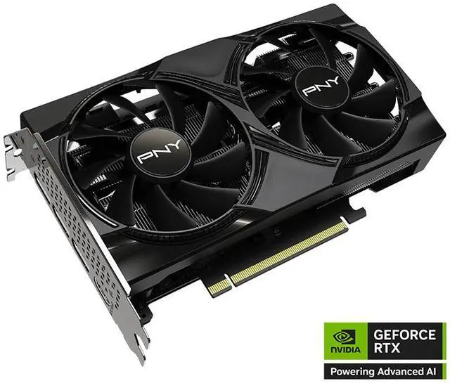 Alt view image 2 of 9 - PNY Dual Fan OC GeForce RTX 5060 8GB GDDR7 PCI Express 5.0 x8 ATX Graphics Card RTX 5060 Overclocked Dual Fan GPU