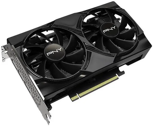 Alt view image 3 of 9 - PNY Dual Fan OC GeForce RTX 5060 8GB GDDR7 PCI Express 5.0 x8 ATX Graphics Card RTX 5060 Overclocked Dual Fan GPU