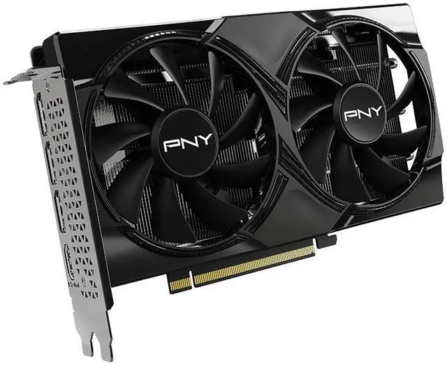 Alt view image 4 of 9 - PNY Dual Fan OC GeForce RTX 5060 8GB GDDR7 PCI Express 5.0 x8 ATX Graphics Card RTX 5060 Overclocked Dual Fan GPU