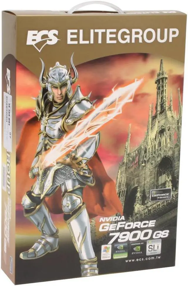 Alt view image 7 of 7 - ECS GeForce 7900GS 256MB GDDR3 PCI Express x16 SLI Support Graphics Card N7900GS-256MW