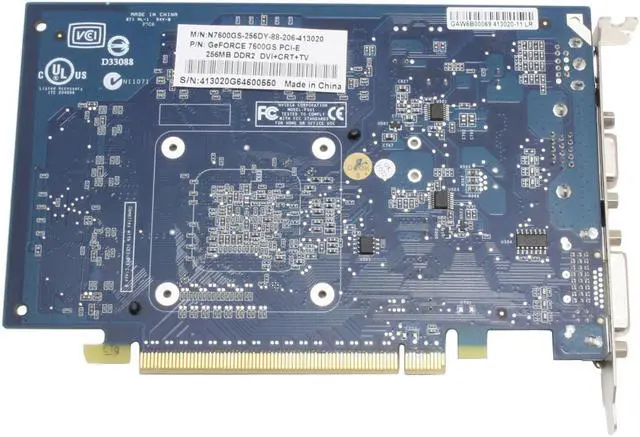 Alt view image 3 of 5 - ECS GeForce 7600GS 256MB GDDR2 PCI Express x16 Graphics Card N7600GS-256DY