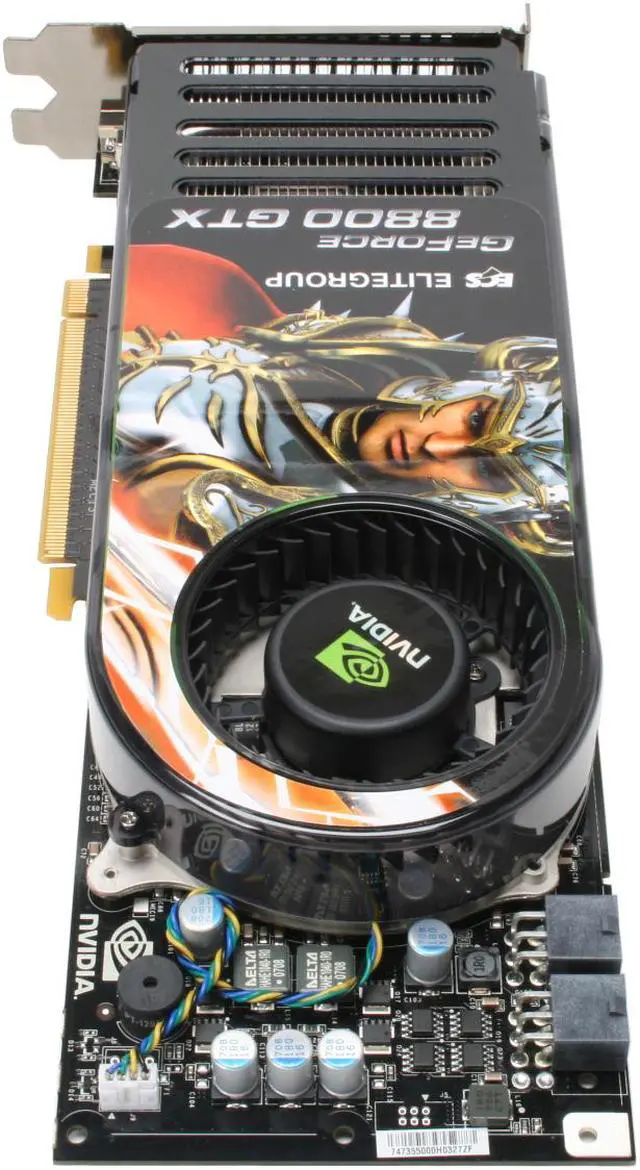 Alt view image 4 of 8 - ECS GeForce 8800 GTX 768MB GDDR3 PCI Express x16 SLI Support Graphics Card N8800GTX-768MX