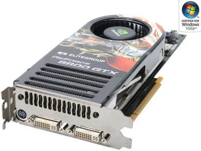 Main image of ECS GeForce 8800 GTX 768MB GDDR3 PCI Express x16 SLI Support Graphics Card N8800GTX-768MX