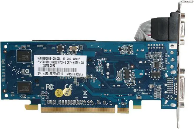 Alt view image 3 of 4 - ECS GeForce 8400 GS 256MB GDDR2 PCI Express x16 Graphics Card N8400GS-256DZL