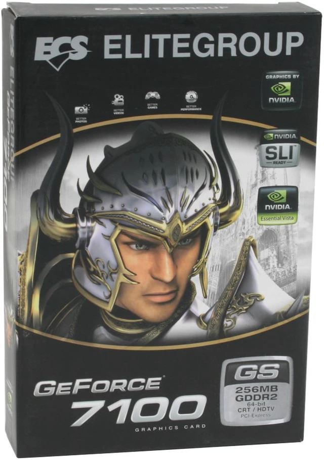 ECS GeForce 7100GS Graphics Card N7100GS-256TZ - Newegg.com