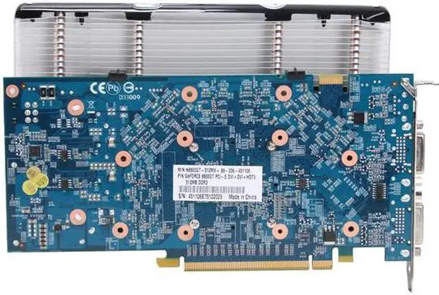 Alt view image 4 of 7 - ECS GeForce 8800 GT 512MB GDDR3 PCI Express 2.0 x16 SLI Support Graphics Card N8800GT-512MX+