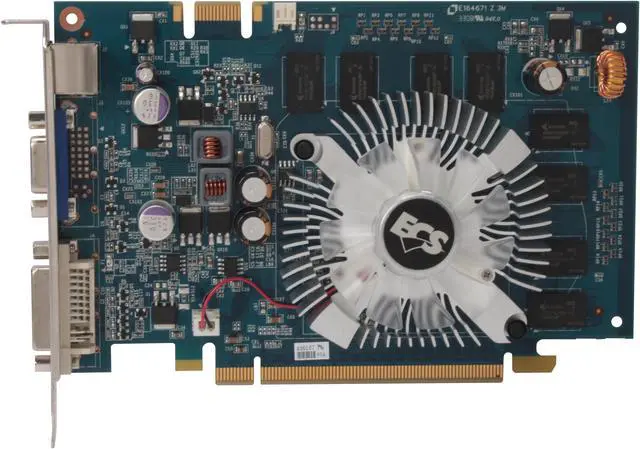 Alt view image 2 of 4 - ECS GeForce 9500 GT 1GB GDDR2 PCI Express 2.0 x16 SLI Support Graphics Card N9500GT-1GDS-F