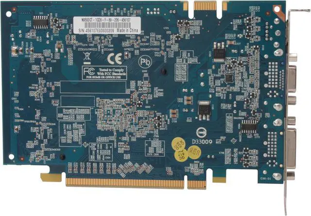 Alt view image 3 of 4 - ECS GeForce 9500 GT 1GB GDDR2 PCI Express 2.0 x16 SLI Support Graphics Card N9500GT-1GDS-F