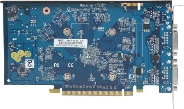 Alt view image 4 of 5 - ECS GeForce 9800 GT 512MB GDDR3 PCI Express 2.0 x16 SLI Support Graphics Card N9800GTE-512MX-F