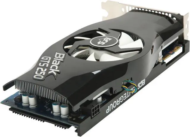 Alt view image 5 of 6 - ECS Black Series GeForce GTS 250 512MB GDDR3 PCI Express 2.0 x16 SLI Support Graphics Card NBGTS250-512MX-F