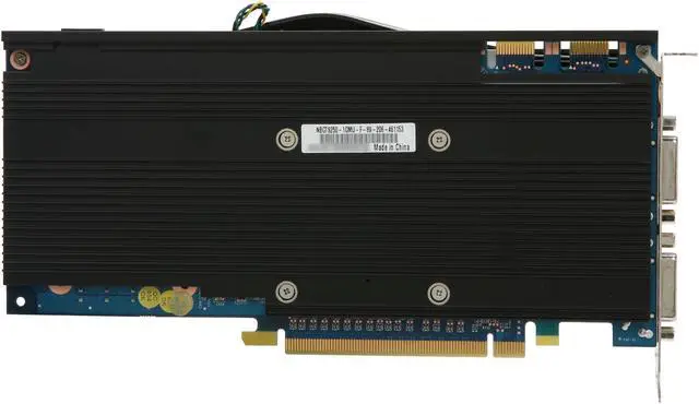 Alt view image 4 of 6 - ECS Black Series GeForce GTS 250 1GB GDDR3 PCI Express 2.0 x16 SLI Support Graphics Card NBGTS250-1GMU-F