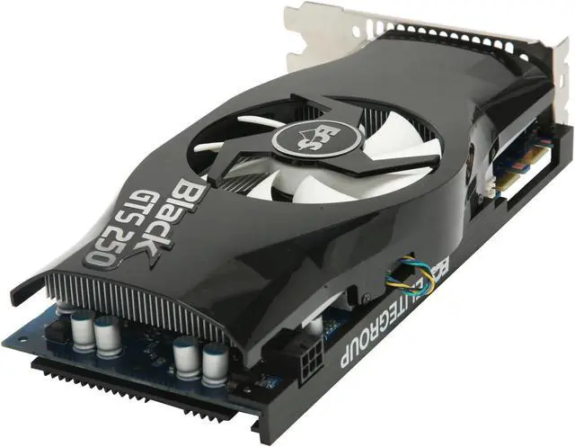 Alt view image 5 of 6 - ECS Black Series GeForce GTS 250 1GB GDDR3 PCI Express 2.0 x16 SLI Support Graphics Card NBGTS250-1GMU-F