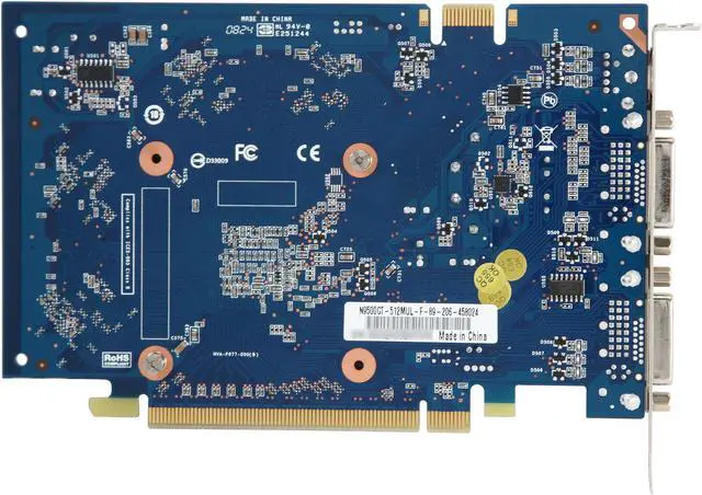 Alt view image 4 of 5 - ECS GeForce 9500 GT 512MB DDR3 PCI Express 2.0 x16 SLI Support Graphics Card N9500GT-512MUL-F