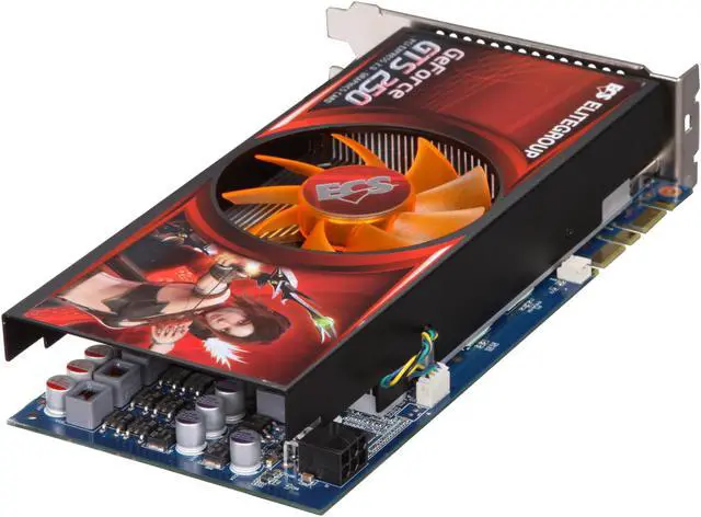 Alt view image 5 of 6 - ECS GeForce GTS 250 512MB DDR3 PCI Express 2.0 x16 SLI Support Graphics Card NGTS250-512QX-F