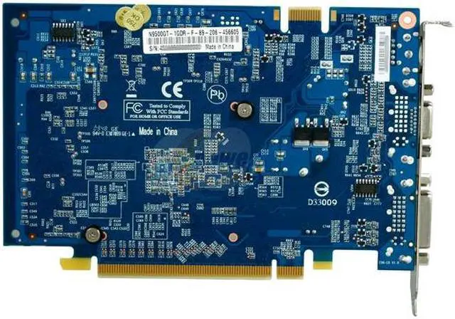 Alt view image 4 of 5 - ECS GeForce 9500 GT 1GB DDR3 PCI Express 2.0 x16 SLI Support Graphics Card N9500GT-1GDR-F