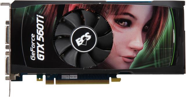 ECS GeForce GTX 560 Ti Fermi Video Card NGTX560TI 1GPI F1