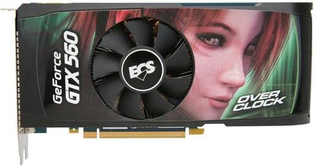 ECS Black Series GeForce GTX 560 Fermi Video Card NBGTX560 1GPI