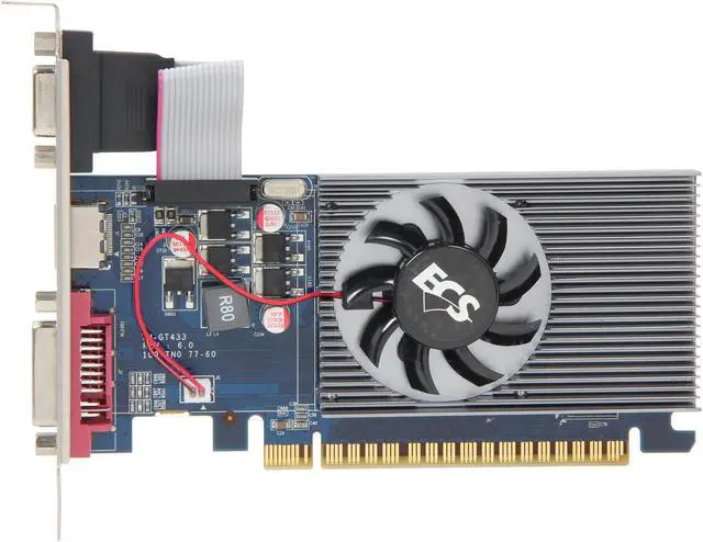 Open Box: ECS GeForce GT 620 Graphics Card GT620C-2GR3-QFT - Newegg.com