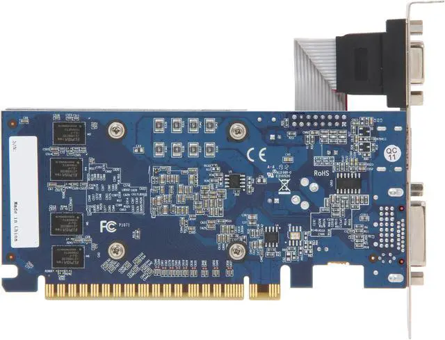 Open Box: ECS GeForce GT 620 Graphics Card GT620C-2GR3-QFT - Newegg.com