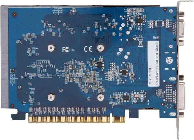 Alt view image 4 of 5 - ECS GeForce GT 630 1GB DDR3 PCI Express 2.0 x16 Graphics Card GT630A-1GR3-QFT