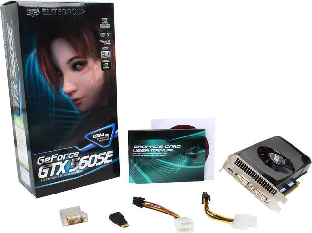 Alt view image 6 of 6 - ECS GeForce GTX 560 SE (Fermi) 1GB GDDR5 PCI Express 2.0 x16 Graphics Card NGTX560SE-1GPLI-F