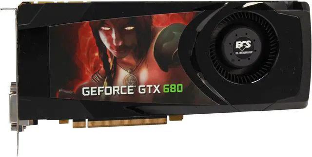 Alt view image 3 of 6 - ECS GeForce GTX 680 2GB GDDR5 PCI Express 3.0 x16 SLI Support Graphics Card PGTX680AX-2GR5-WF(V1.0)