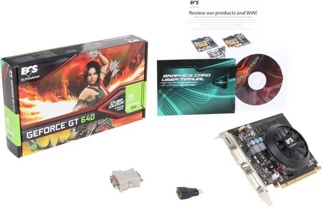 Alt view image 5 of 5 - ECS GeForce GT 640 2GB DDR3 PCI Express 3.0 x16 Graphics Card EGT640A-2GR3-YBF(v1.0)