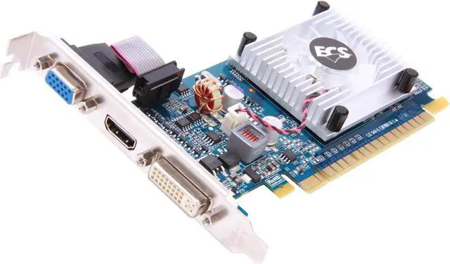 Main image of ECS GeForce 210 512MB DDR3 PCI Express 2.0 x16 Graphics Card NG210C-512QO-F(v1.0)