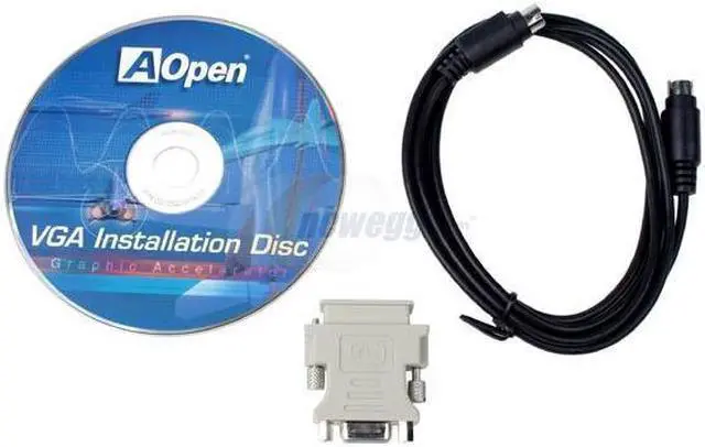 Alt view image 4 of 5 - AOpen GeForce 6200 256MB DDR PCI Express x16 Graphics Card 91.05210.622