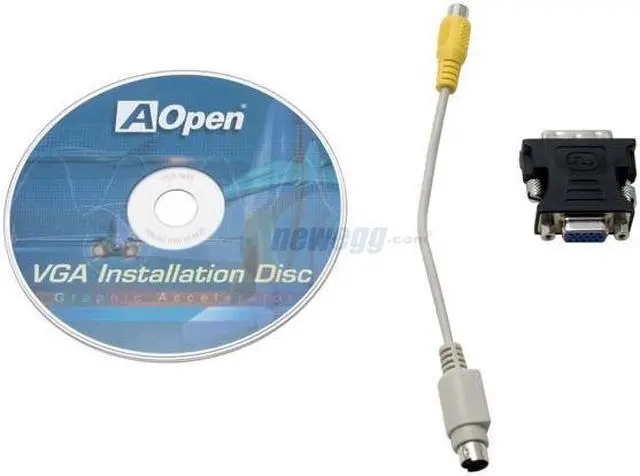 Alt view image 4 of 5 - AOpen GeForce 6200TC 64MB DDR PCI Express x16 Graphics Card GF6200TC DV64