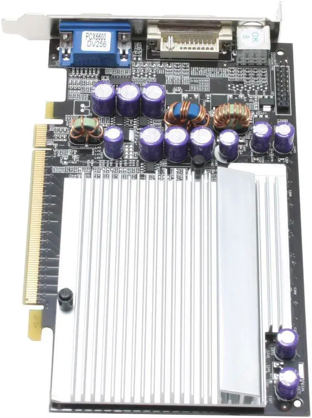 Alt view image 2 of 5 - AOpen GeForce 6600 256MB DDR PCI Express x16 SLI Support Graphics Card 91.05210.66U