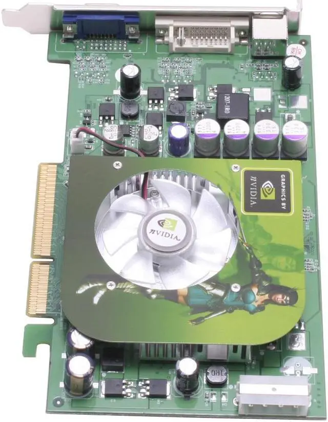 Alt view image 2 of 5 - AOpen GeForce 6600GT 128MB DDR AGP 4X/8X Graphics Card 90.05210.616