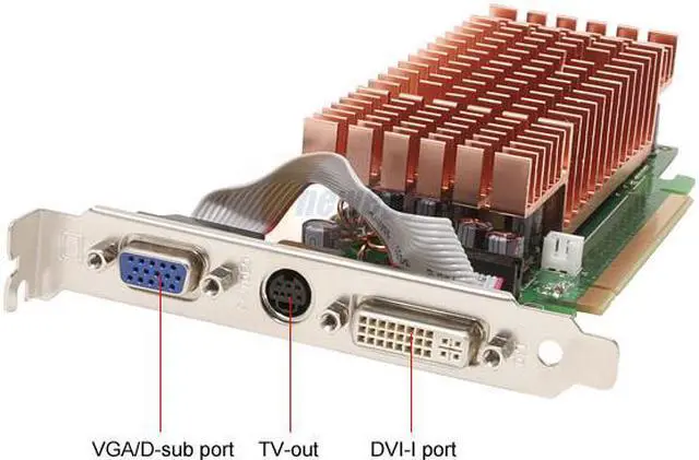 Alt view image 2 of 6 - ZOGIS GeForce 7100GS 512MB (256MB on Board) GDDR2 PCI Express x16 Graphics Card ZO71GS-DLTC