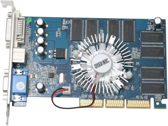 Alt view image 2 of 5 - ZOGIS GeForce FX 5200 128MB DDR AGP 4X/8X Graphics Card ZO52-CAGP