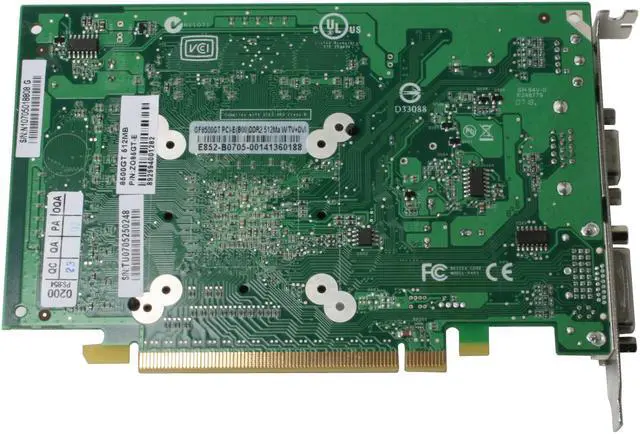 Alt view image 3 of 6 - ZOGIS GeForce 8500 GT 512MB GDDR2 PCI Express x16 SLI Support Graphics Card ZO85GT-E