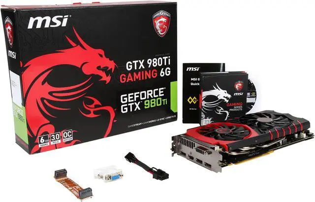 Alt view image 7 of 6 - MSI GeForce GTX 980TI GAMING 6G LE