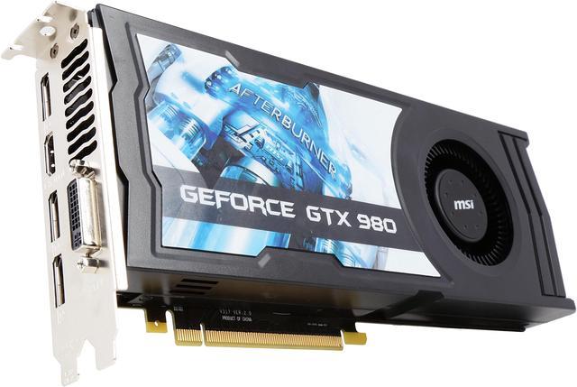 Refurbished: MSI GeForce GTX 980 4GD5 OCV1 VR Ready NVIDIA