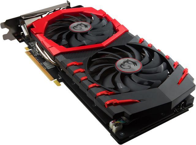 Alt view image 4 of 9 - MSI Radeon RX 480 8GB GDDR5 PCI Express 3.0 x16 CrossFireX Support ATX Graphics Card RX 480 GAMING X 8G