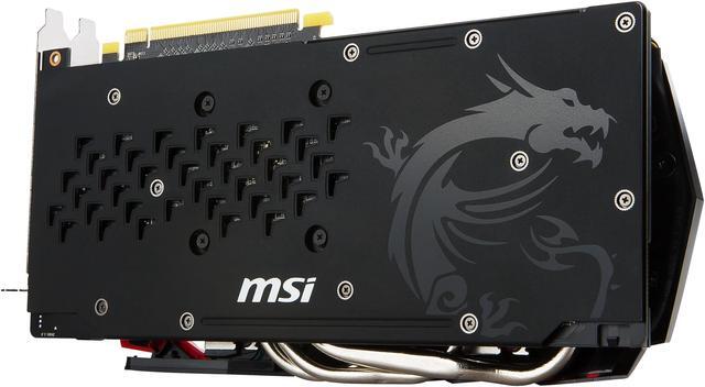 Alt view image 5 of 9 - MSI Radeon RX 480 8GB GDDR5 PCI Express 3.0 x16 CrossFireX Support ATX Graphics Card RX 480 GAMING X 8G