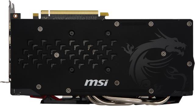 Alt view image 6 of 9 - MSI Radeon RX 480 8GB GDDR5 PCI Express 3.0 x16 CrossFireX Support ATX Graphics Card RX 480 GAMING X 8G